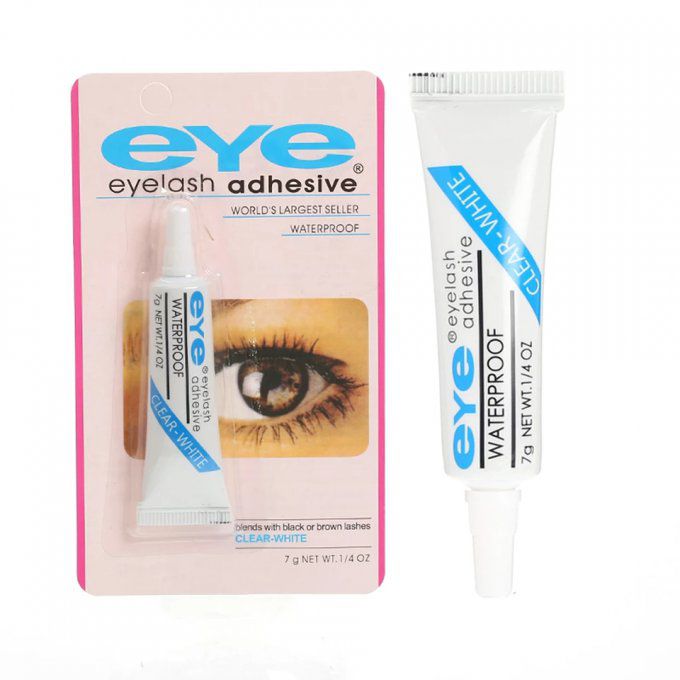 COLLE ADHESIVE POUR FAUX CILS BLANC