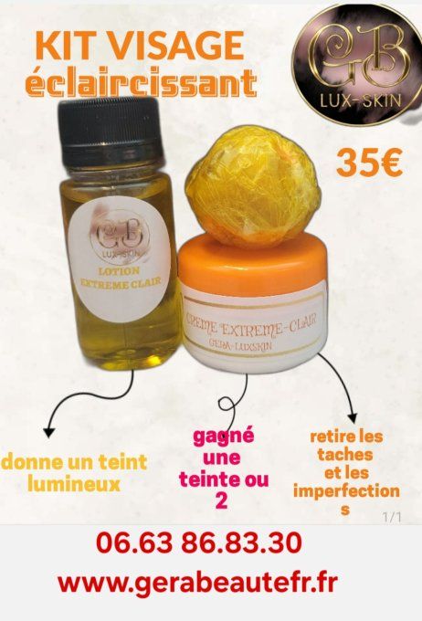 KIT VISAGE ÉCLAIRCISSANT 