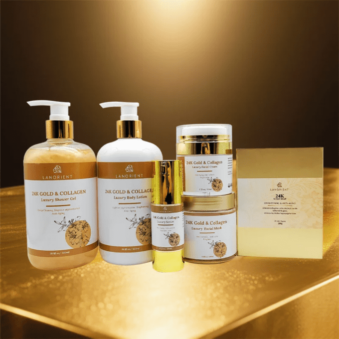 GAMME COLLAGENE 24K D'or  TEINT MARON CLAIR