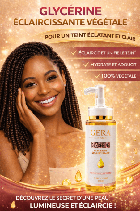 HUILE GLYCERINE VEGETAL ECLAIRCISSANT