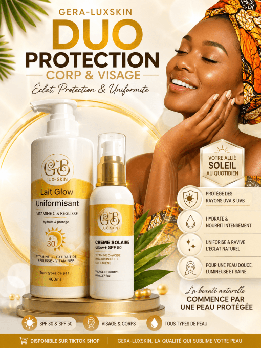 DUO LAIT UNIFIANT + SA CRÈME SOLAIRE ANTI-TACHE