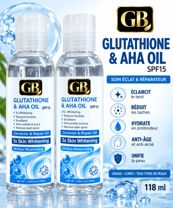 HUILES GLUTATHION + AHA ÉCLAIRCISSANT 