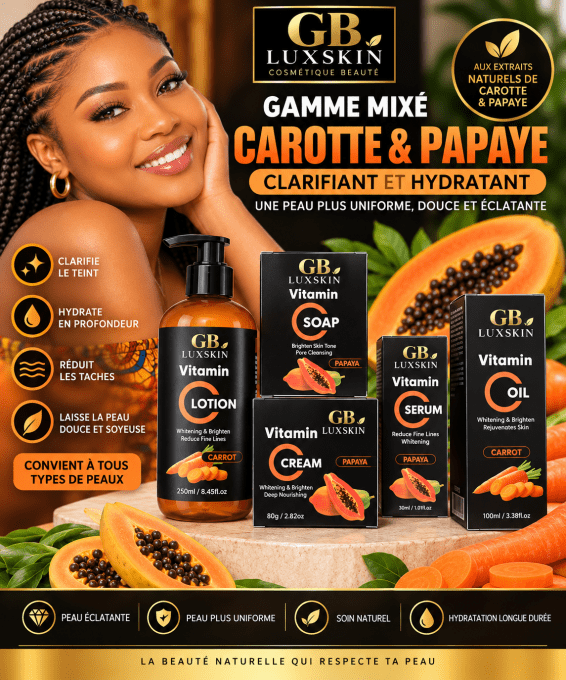 GAMME MIXER CAROTTE ET PAPAYE 