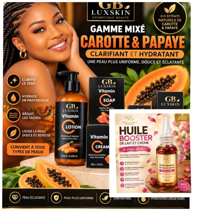 GAMME MIXER PAPAYA CAROTTE + LE BOOSTER