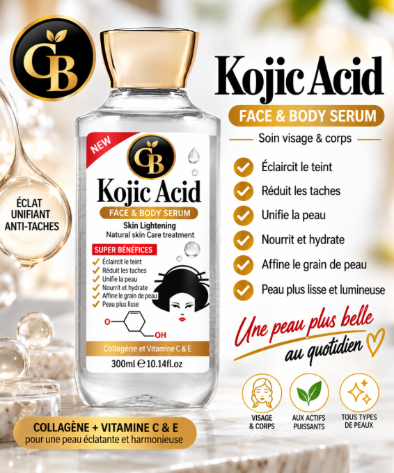 Serum anti-tache éclaircissant acide kojic 