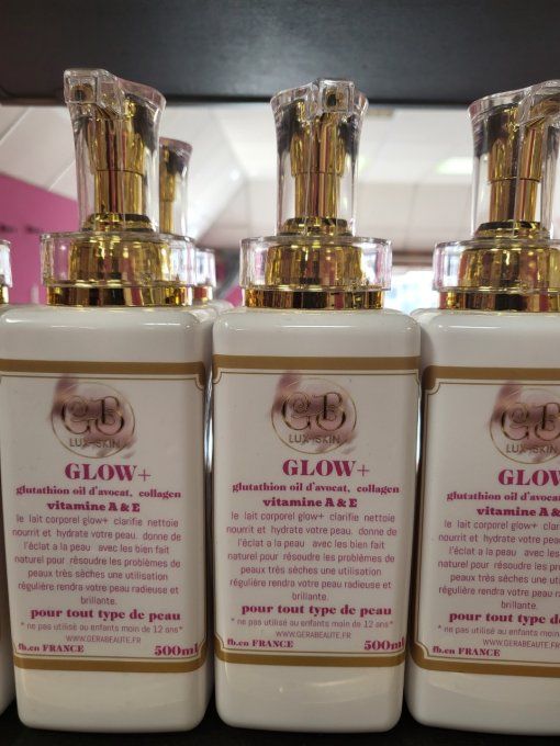 LAIT GLOW+ POUR PEAU SECHE 